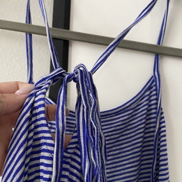 Project Social T | NWT Blue Tied Racerback Tank Top - Picture 6 of 9